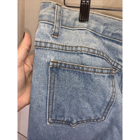 Vintage 1990s Fredricks of Hollywood Womens Acid Wash Studded Denim Mom Jeans - Picture 3 of 7